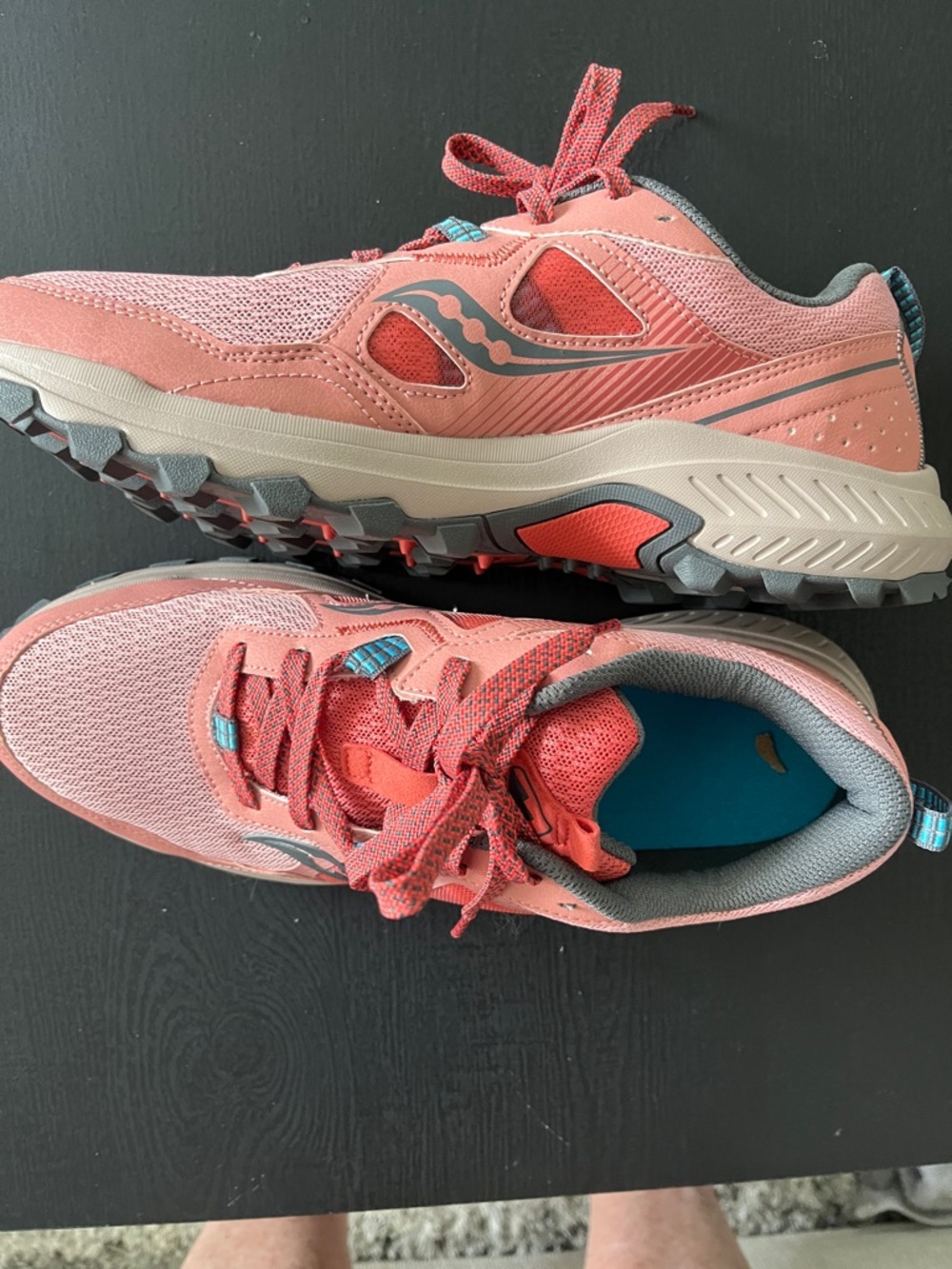 Saucony Coral/Teal/Beige Women’s Running Sneakers. Brand New Hiking sneakers